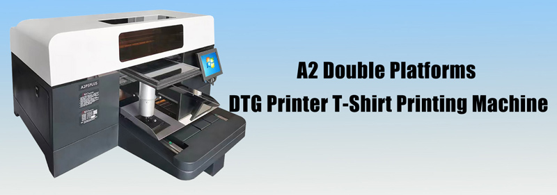 A2双平台DTG打印机T恤印花机