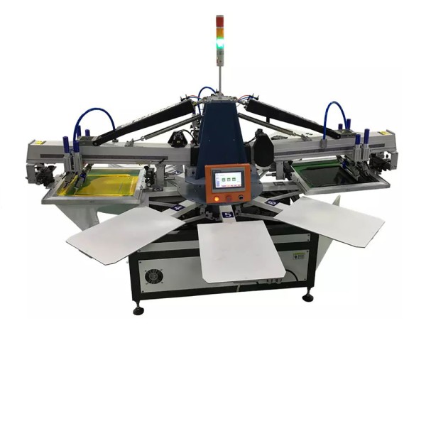 3 color 8 stations screen printer