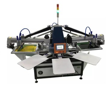 3 color 8 stations screen printer  JM-SP03-08