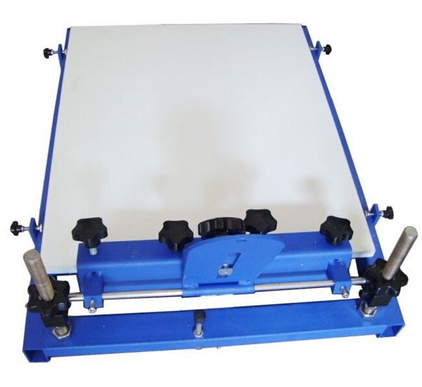 1 color 1 station screen printer