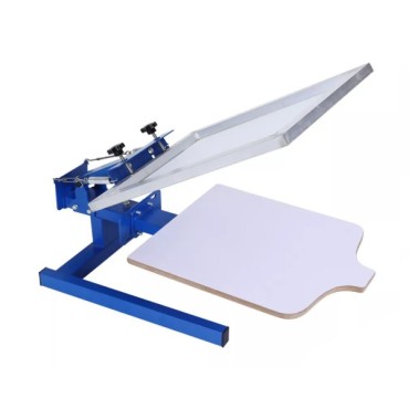 1 color 1 station screen printer, 1 color 1 station screen printer